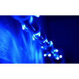 Blue LED garland 15m 300led IP44, 8 modes with timer with cable