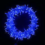 Guirnalda LED azul 25m 500led IP44 - Cable transparente