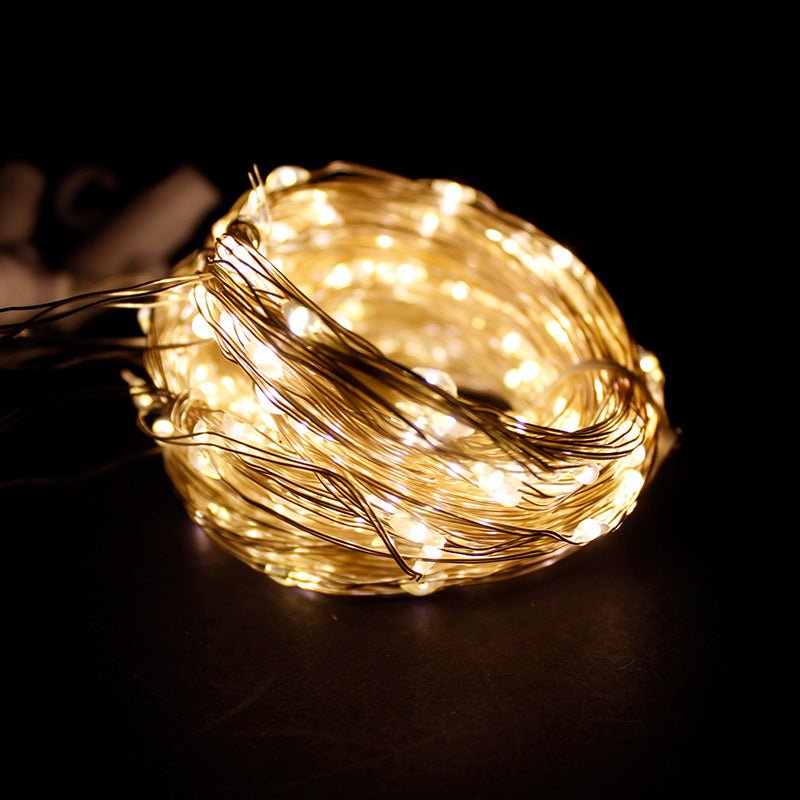 Guirlande lumineuse LED USB étanche 5 V 0,5 m Lumière froide pour  décoration de fête à la maison, lumières décoratives en plein air Blanc