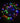 Guirlande Lumineuse 7M 96LED IP44, 8 modes + timer - câble vert MULTICOULEUR (piles non incluses) - Silumen