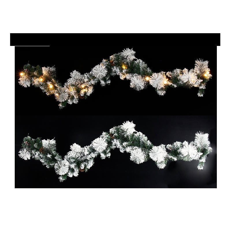 Guirlande Lumineuse Branches Floquées 1.8M L20cm 25LED avec timer - BLANC CHAUD - Silumen