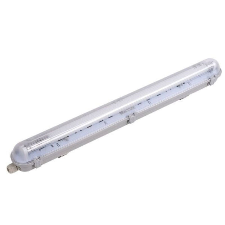 Kit de Réglette LED étanche + Tube Néon LED 120cm T8 18W - Silumen