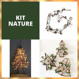 Kit Déco Sapin Nature Lumineux