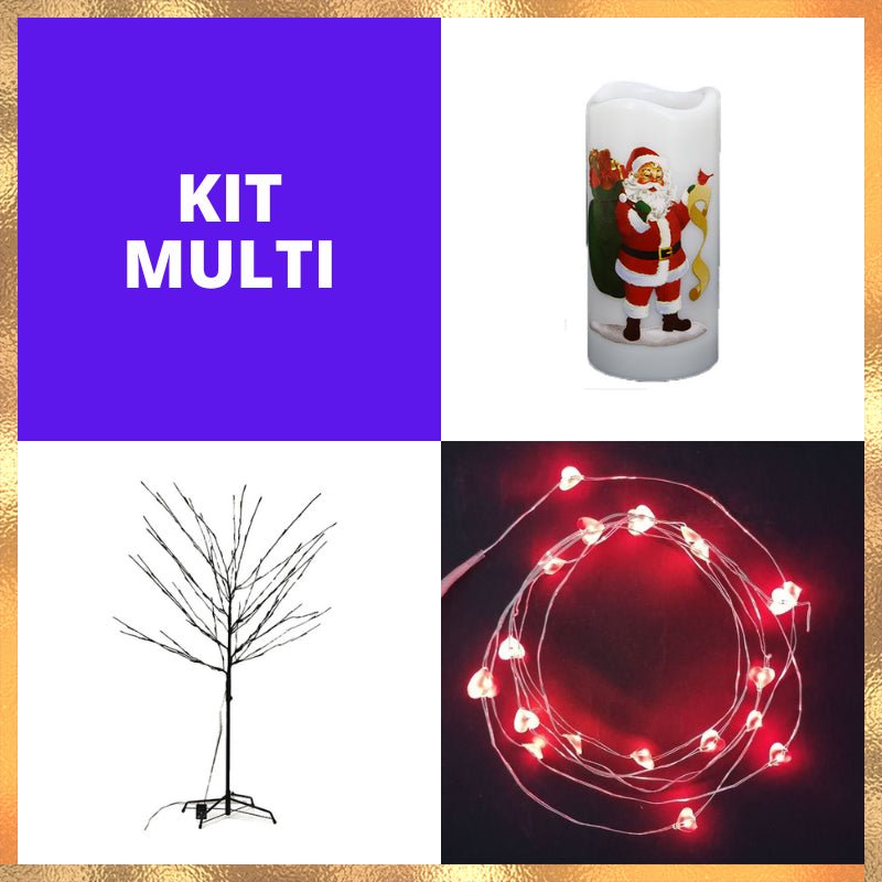 Kit Luminaires Noël Multicouleur - Silumen