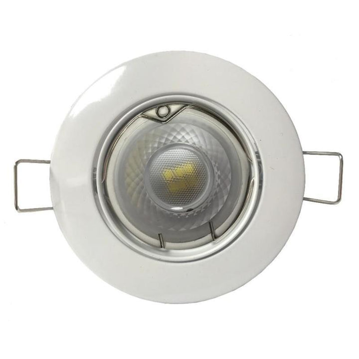 Kit Spot LED GU10 encastrable 8W Orientable Rond - Silumen