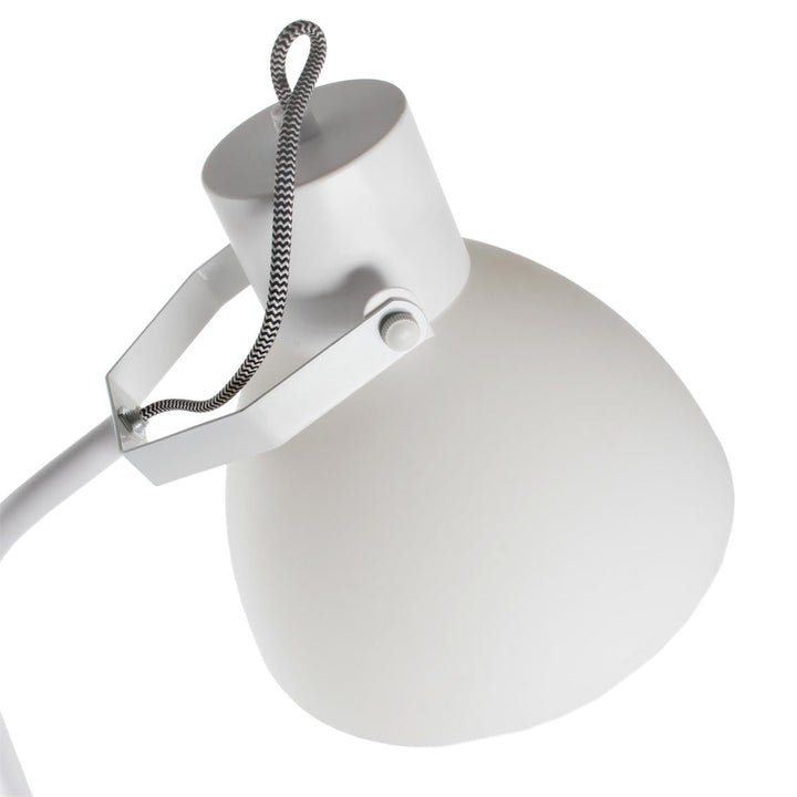 Lampadaire Salon Blanc H172cm pour Ampoule E27 - Silumen