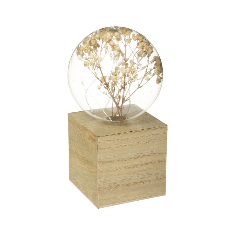 Lampe Ampoule LED Fleurs Séchées 18cm - Silumen