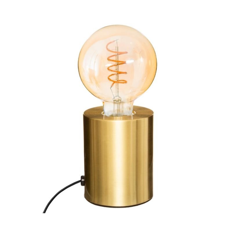 Lampe de Chevet Ampoule avec Socle en Métal - Silumen