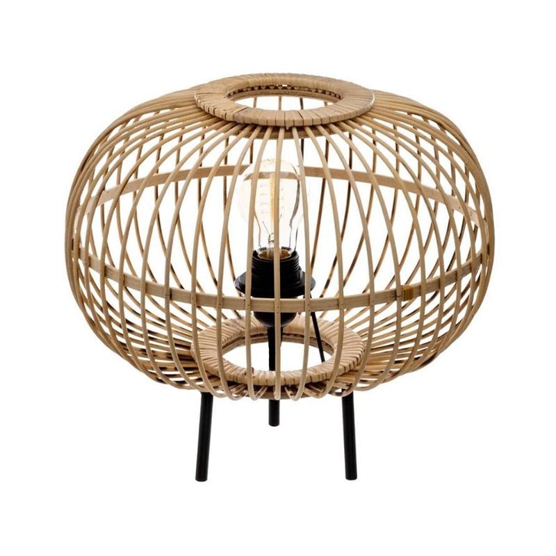 Lampe de Chevet Bambou Naturel pour ampoule E27 - Silumen