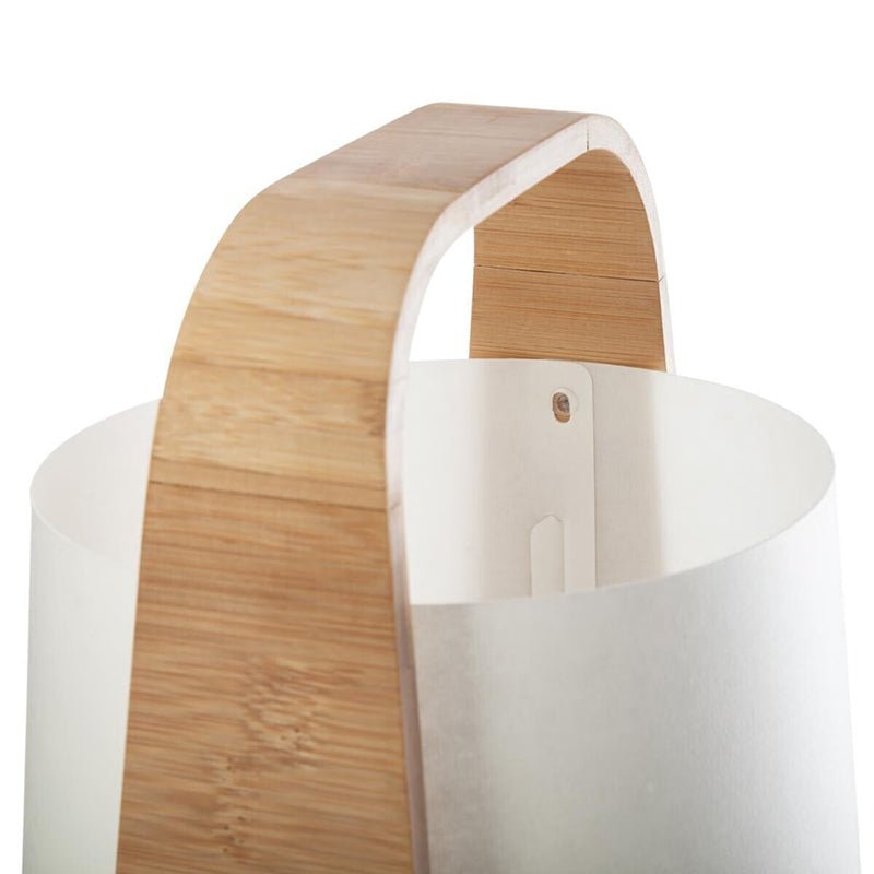 Lampe de Chevet en Bambou et en Papier 23cm - Silumen