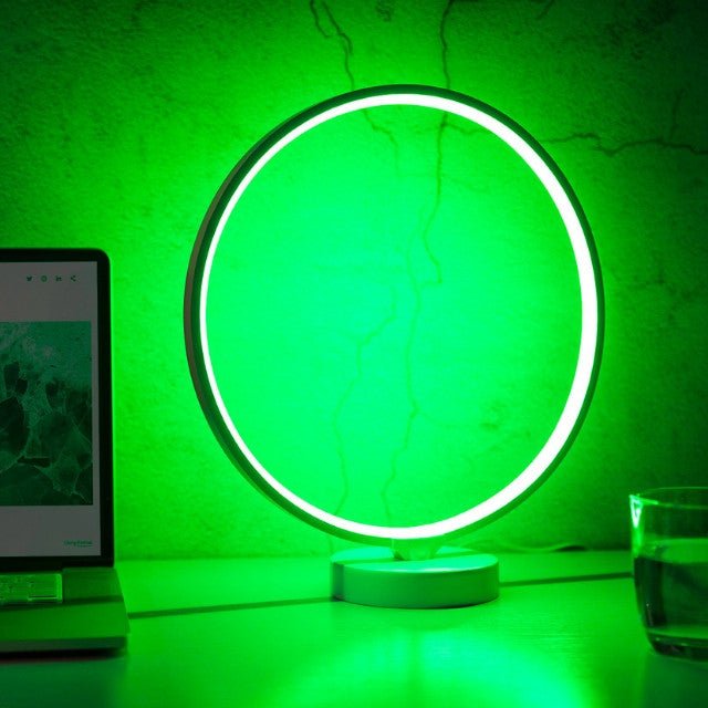 Lampe de Chevet LED Design 8W RGBW Connecté - Silumen
