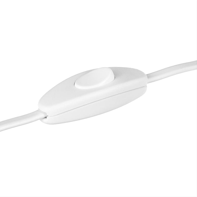 Lampe de Chevet Trépied en Bambou 38cm - Blanc - Silumen