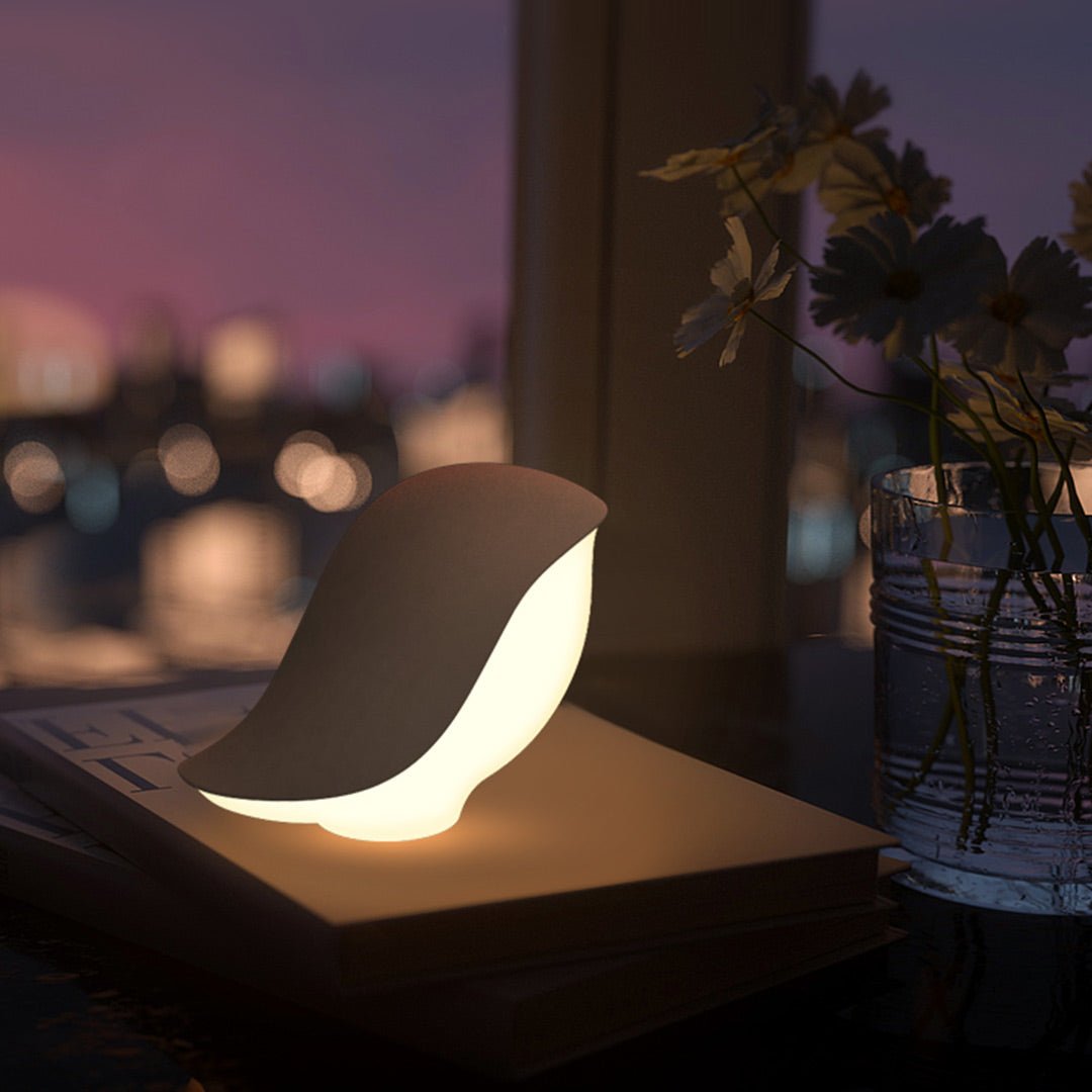 Lampe Veilleuse Rechargeable Variable avec induction, Oiseau - Silumen