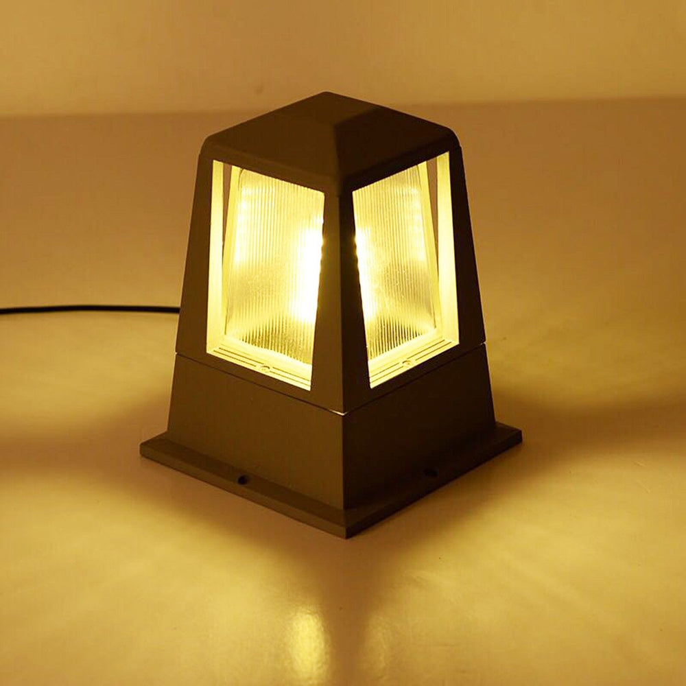 Lanterne d'Extérieur LED NOIR pour ampoule E27 - Silumen