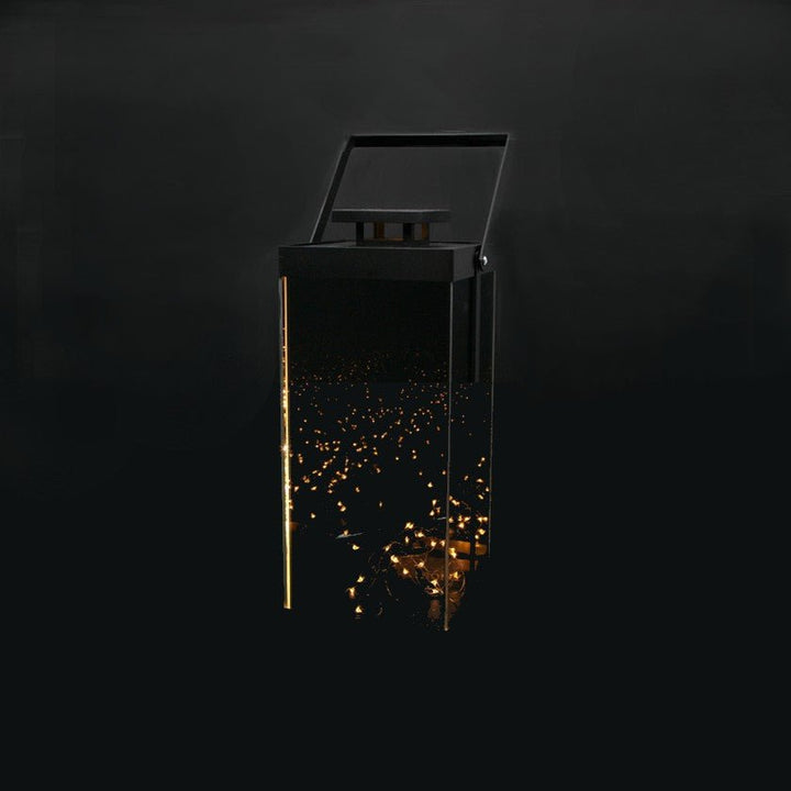 Lanterne LED design avec 4 côtés miroirs - Silumen