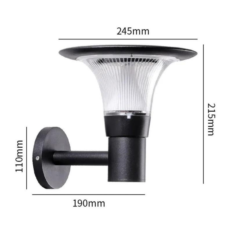 Lanterne Solaire Connectée Murale UFO RGBW IP65 - Silumen