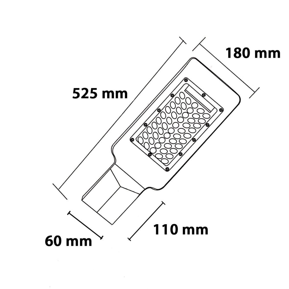 Luminaire LED Urbain 100W IP65 220V 180° - Silumen