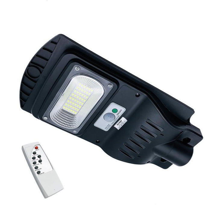 Luminaire LED urbain solaire 24W IP65 Dimmable (Barre métallique + télécommande incluses) - Silumen