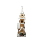 Casa de madeira Natal 5LED 12,5 x 10,5 x 40cm