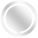 45cm round LED wall mirror with touch switch