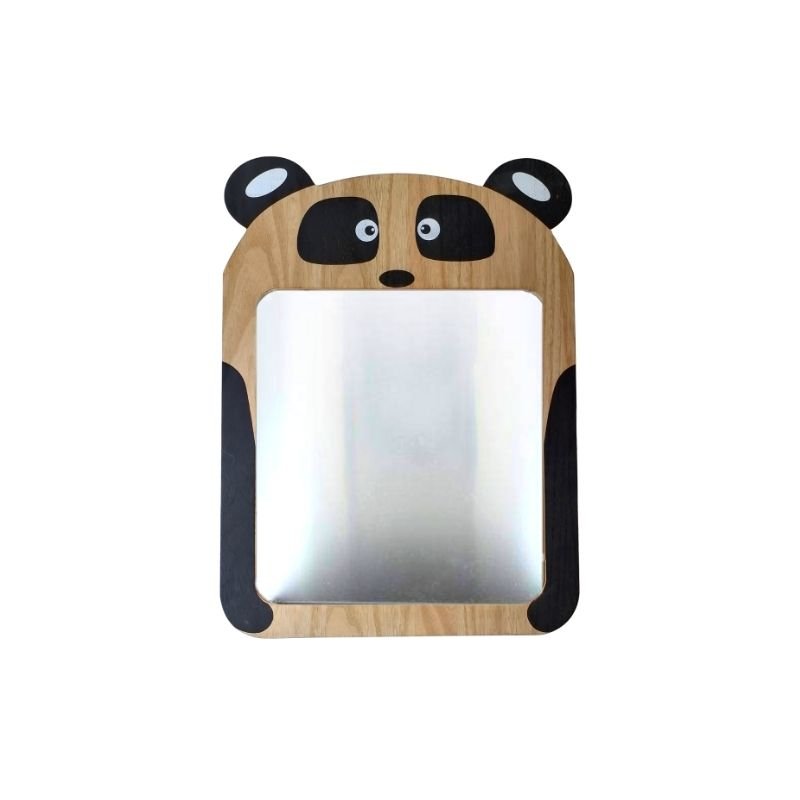 Miroir Panda en Bois - Silumen