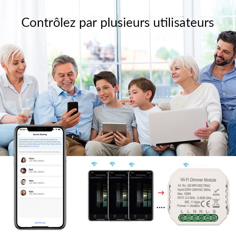 Module Variateur Wifi TRIAC - Silumen