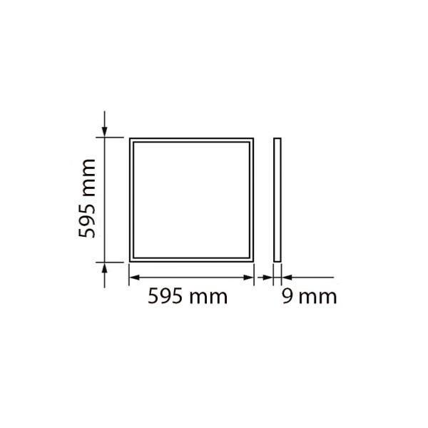 Panneau LED 60x60 Slim 45W BLANC (Pack de 6) - No Flicker - Silumen