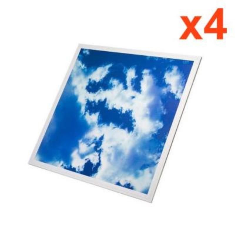Panneau LED 60x60 Slim 45W CIEL (Pack de 4) - Silumen