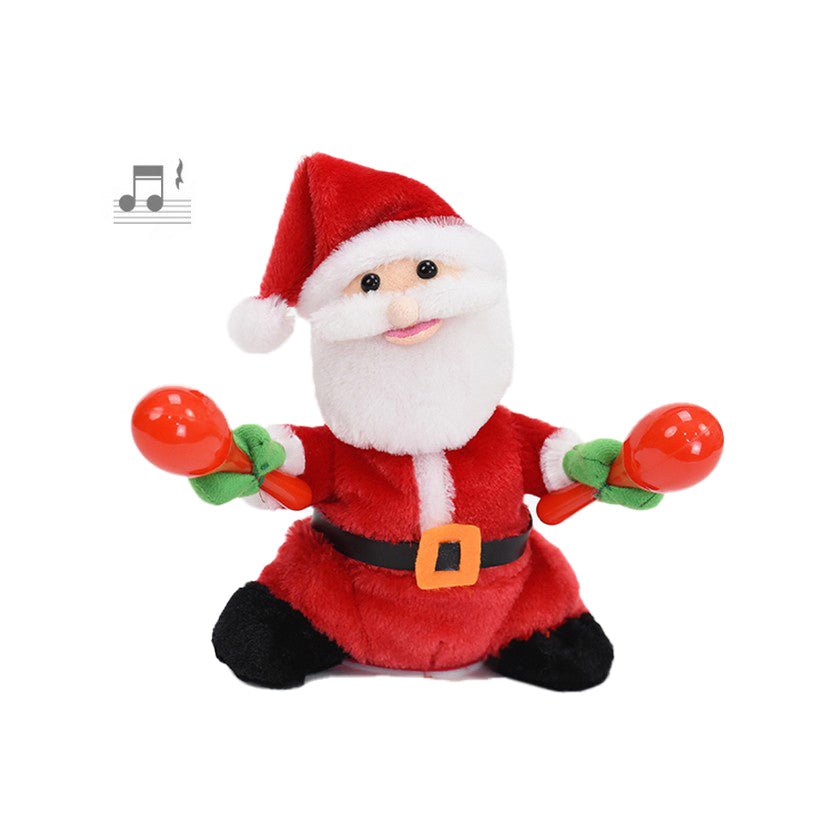 Père Noël automate musical H.25 cm - Silumen