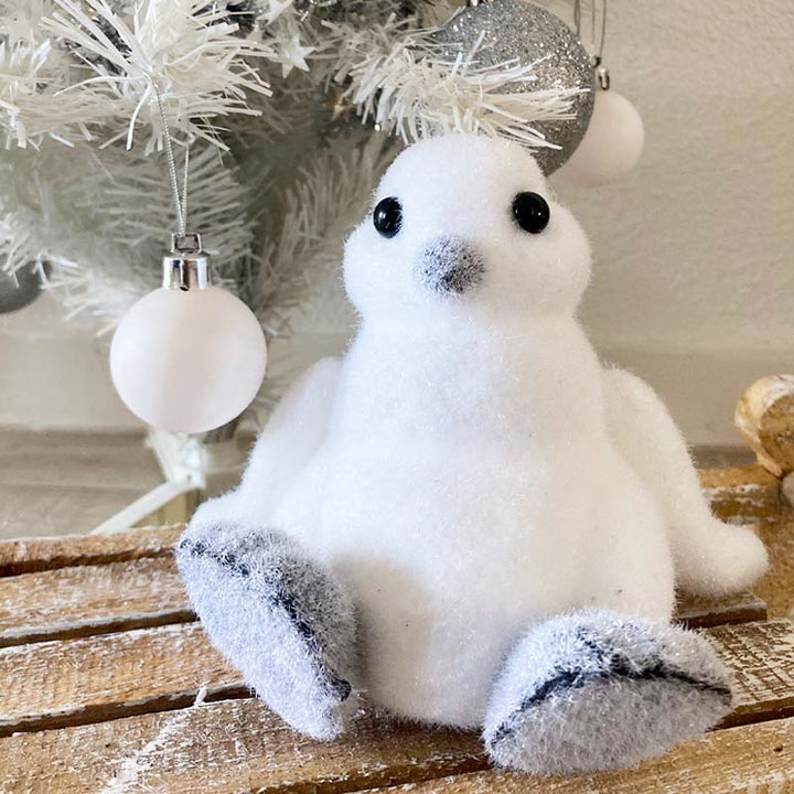 Pingouin de Noël Polaire 12cm - Silumen