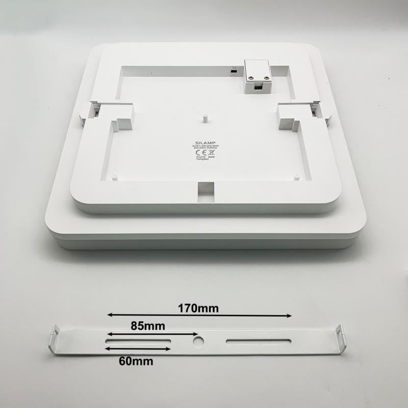 Plafonnier LED Carré à Température Variable 36W 220V - Silumen