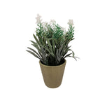 Planta artificial de lavanda con maceta H. 17 cm