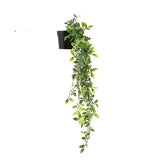 Dekorative hängende Kunstpflanze mit Topf H. 60cm
