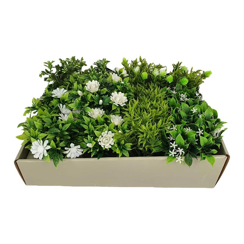 Plantes artificielles décoratives avec pot (lot de 12 pièces) - Silumen