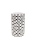 Keramik-Zahnbürstenhalter – geometrisches Muster