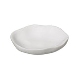 Seifenschale aus Polyresin mit „Handmade“-Effekt – Weiß