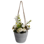 Maceta colgante de rosas 22.5 cm