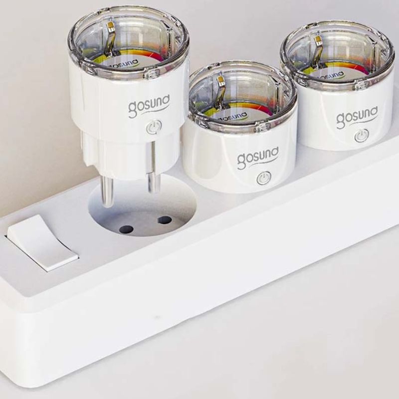 Prise Connectée Wifi 10A Blanche (Lot de 2) - Silumen