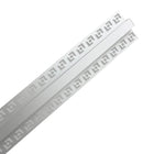 Profilé Aluminium Encastrable 2m pour Ruban LED Couvercle Blanc Opaque