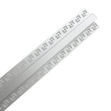 Profilé Aluminium encastrable pour Ruban LED Couvercle Blanc Opaque