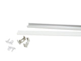 Aluminiumprofil für LED-Streifen – Abdeckung in undurchsichtigem Weiß