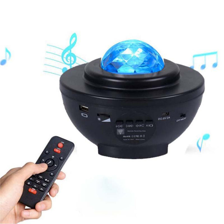Projecteur Galaxie Etoile Musicale Bluetooth avec télécommande - Silumen