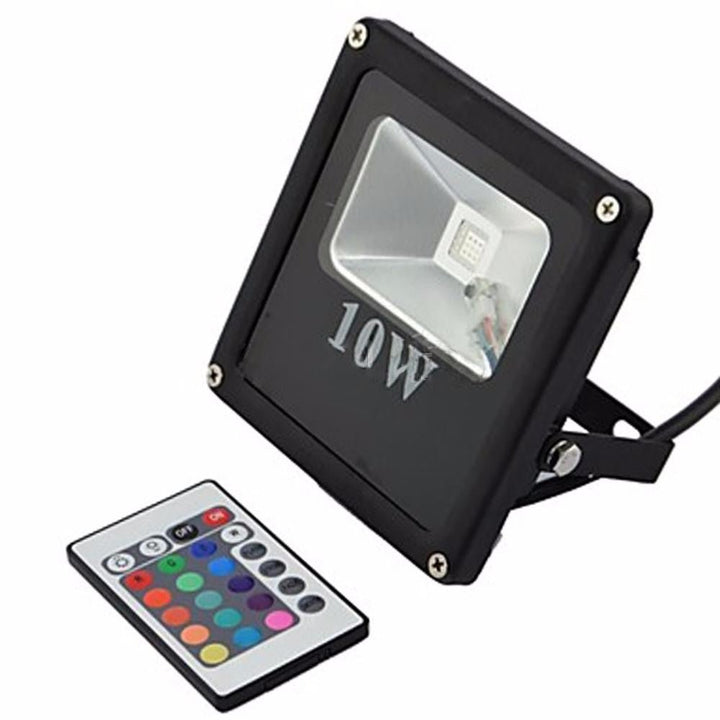 Projecteur LED Extérieur 10W RGB IP65 + Télécommande LED - Silumen