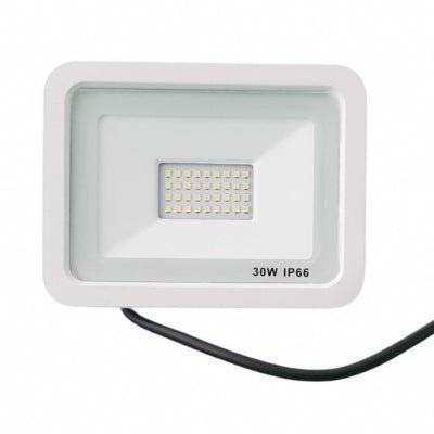Projecteur LED Extérieur 30W IP66 BLANC - Silumen