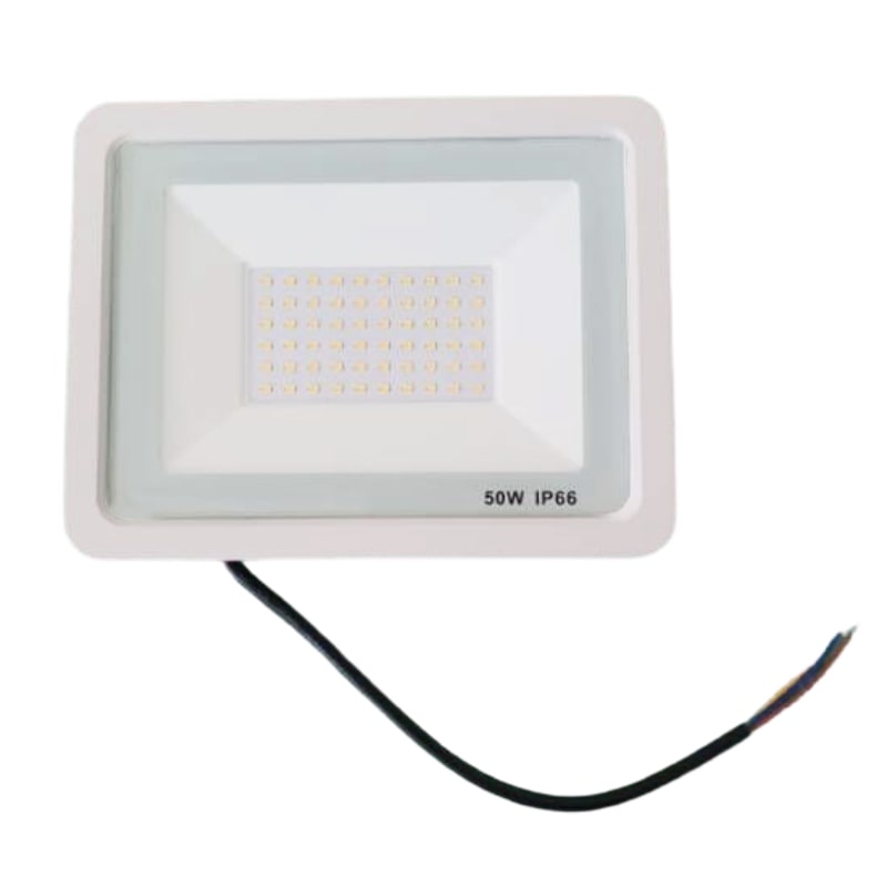 Projecteur LED Extérieur 50W IP65 BLANC - Silumen