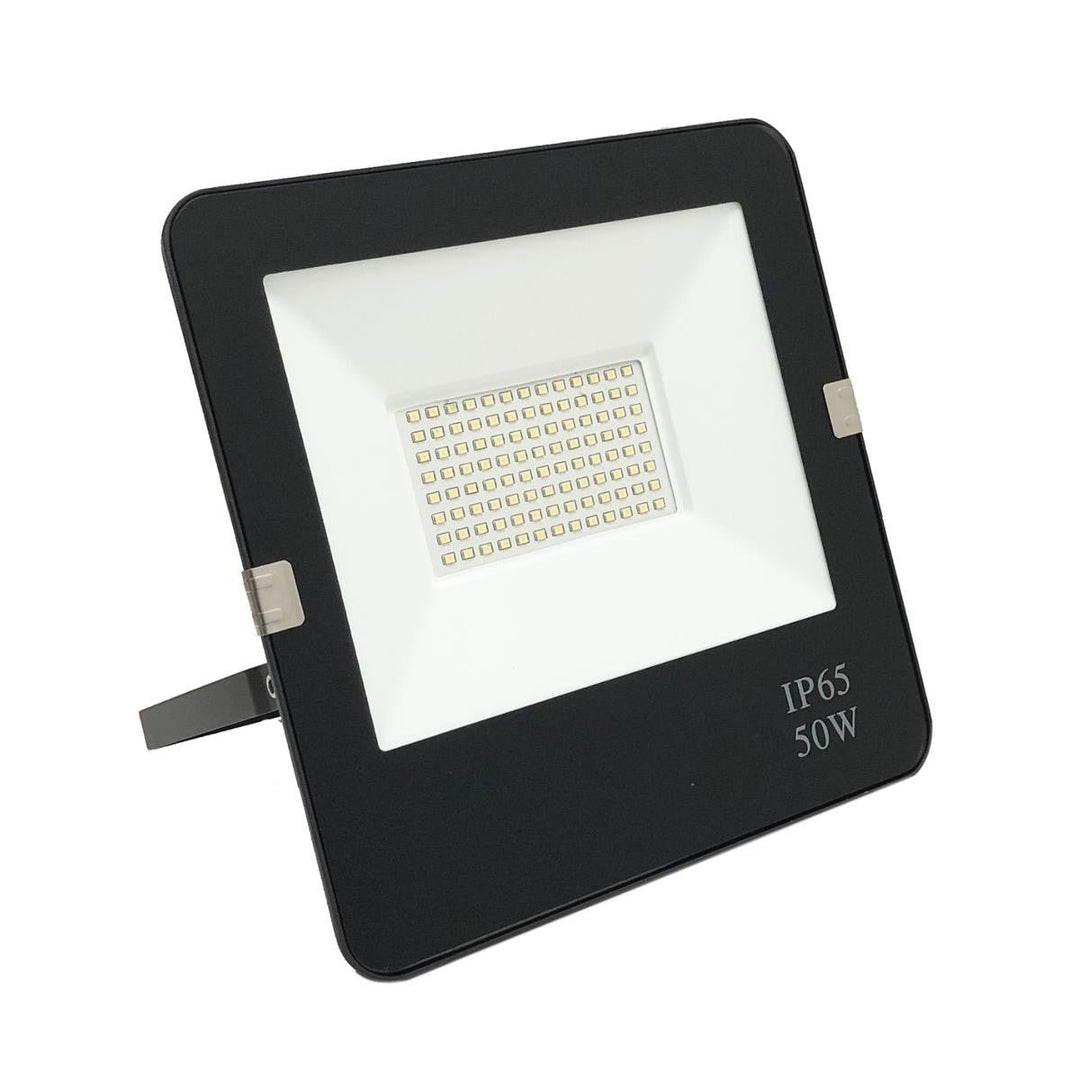Projecteur LED Extérieur 50W IP65 Plat NOIR - Silumen