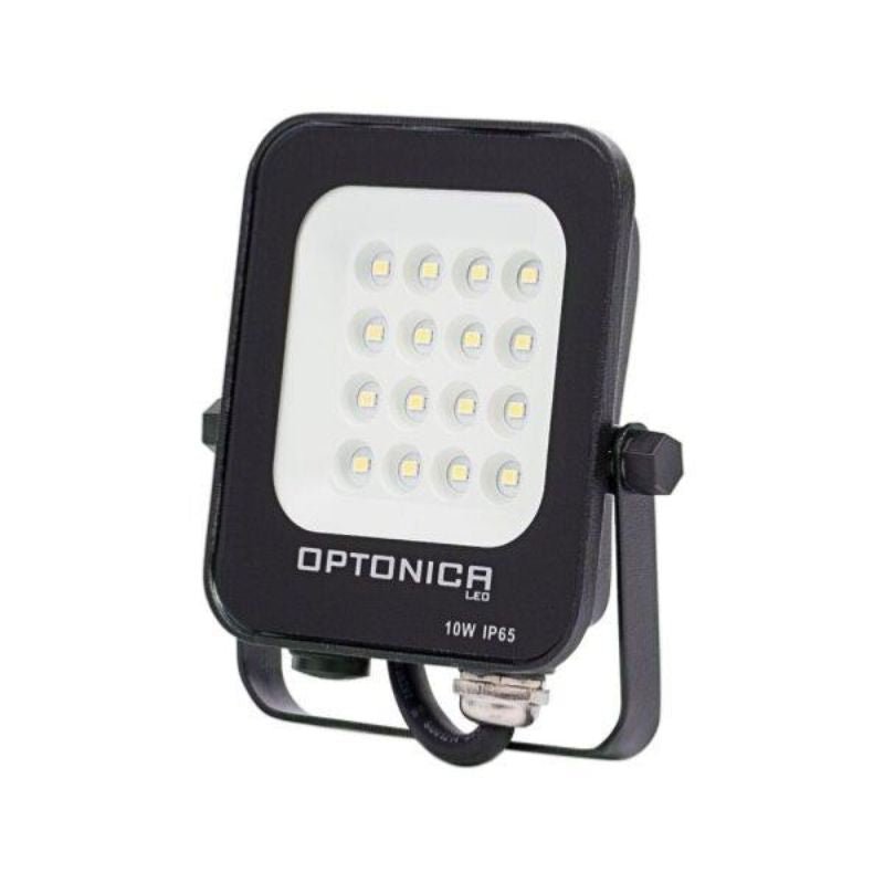 Projecteur LED Extérieur SMD 10W IP65 Noir - Silumen