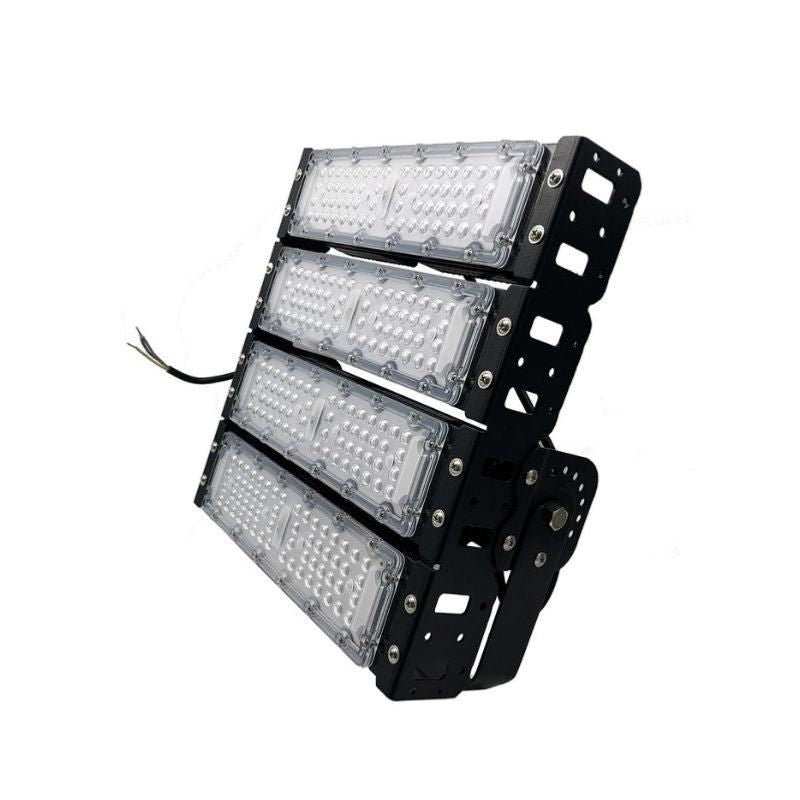 Projecteur LED Puissant Industriel 200W IP65 Noir - Silumen