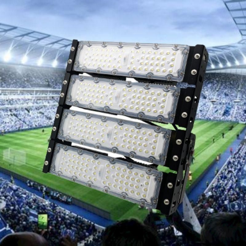 Projecteur LED Puissant Industriel 200W IP65 Noir - Silumen