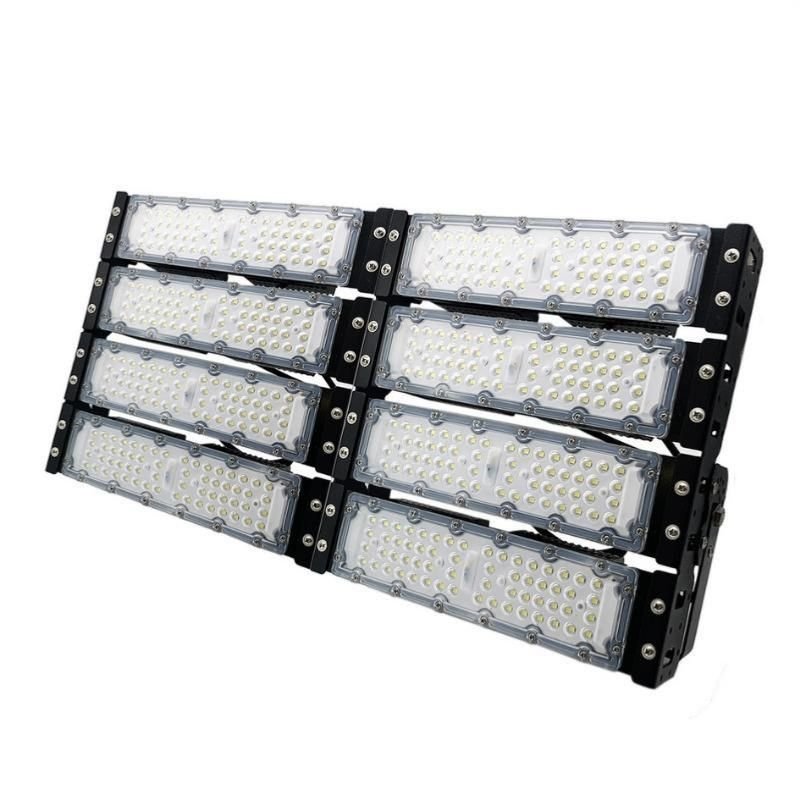 Projecteur LED Puissant Industriel 400W IP65 Noir - Silumen